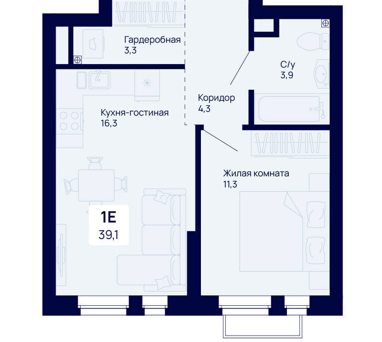 квартира г Екатеринбург р-н Железнодорожный Уральская ЖК Галактика фото 1