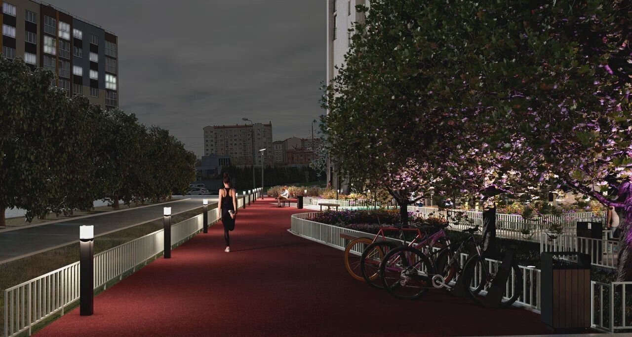 квартира г Калининград р-н Ленинградский ул Елизаветинская 47 ЖК «SunCity» фото 12