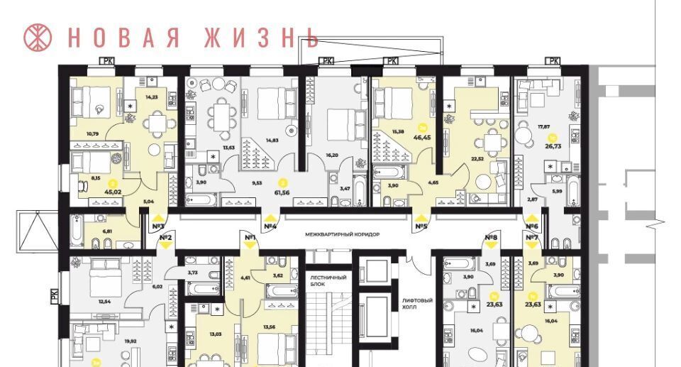 квартира г Самара р-н Октябрьский Российская ул Гастелло 6 фото 1