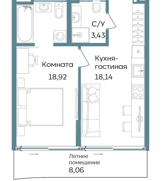 квартира г Саки TEMPO курортный кластер Темпо фото 1