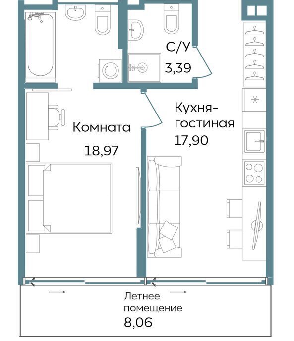 квартира г Саки TEMPO курортный кластер Темпо фото 1