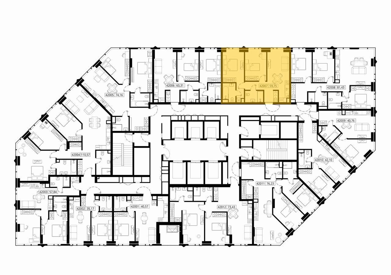 квартира г Москва метро Хорошёво проезд 3-й Силикатный 10 фото 2