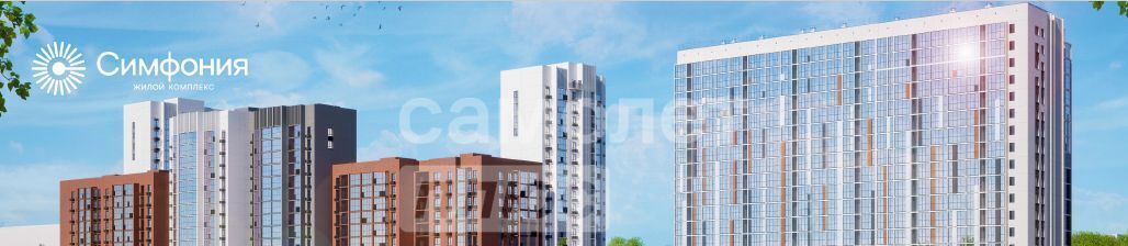 квартира г Челябинск п АМЗ р-н Советский ул Днепропетровская 4/1 ЖК «Симфония» 5. фото 2