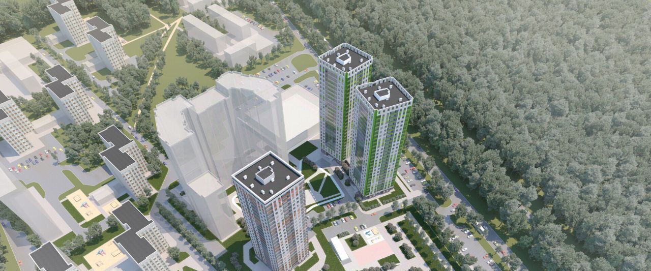 квартира г Екатеринбург р-н Чкаловский Ботаническая Вторчермет ЖК «Южный сад» жилрайон, Жилой комплекс Южный сад фото 4