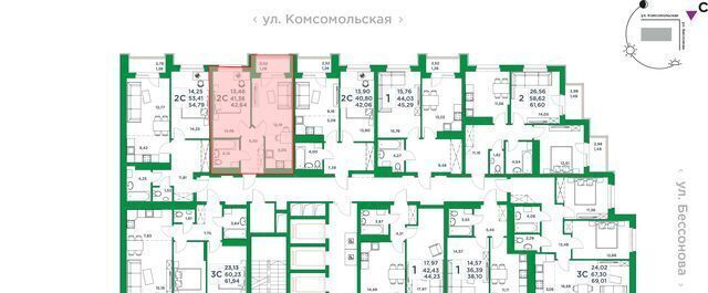 квартира г Уфа р-н Советский ул Комсомольская 8 ЖК «Сапфир» фото 3