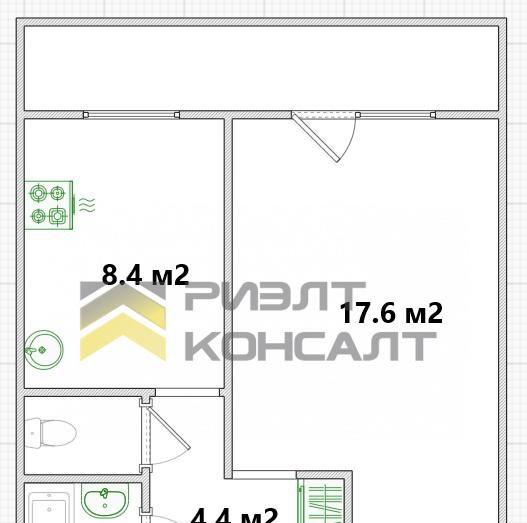 квартира г Омск ул Масленникова 21 Октябрьский АО фото 16