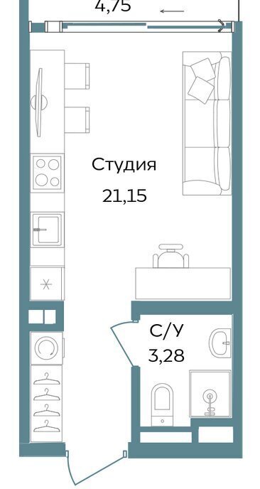 квартира г Саки TEMPO курортный кластер Темпо фото 1