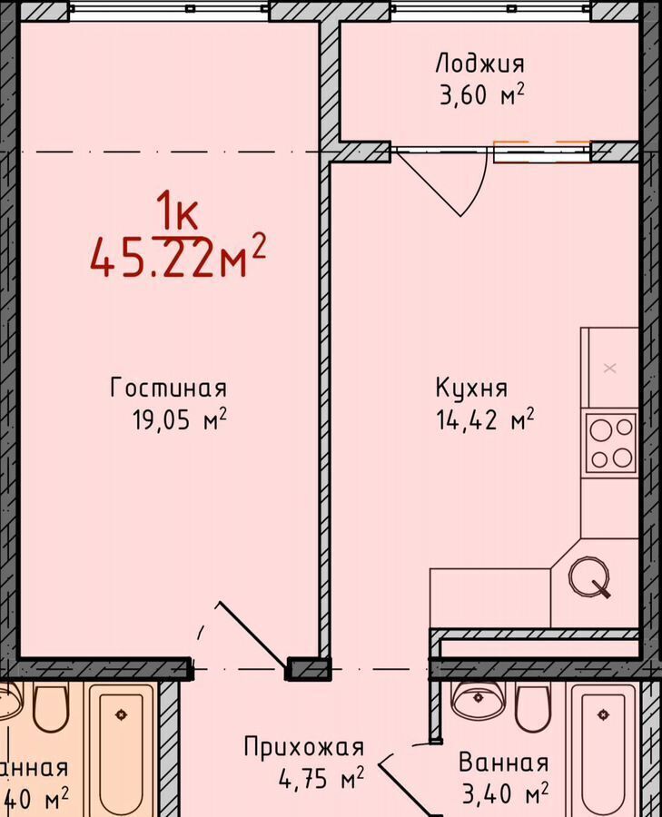 квартира г Махачкала р-н Кировский ул Даганова 139 Кировский внутригородской район фото 16