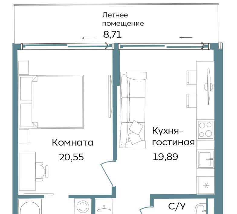 квартира г Саки ул Морская фото 1