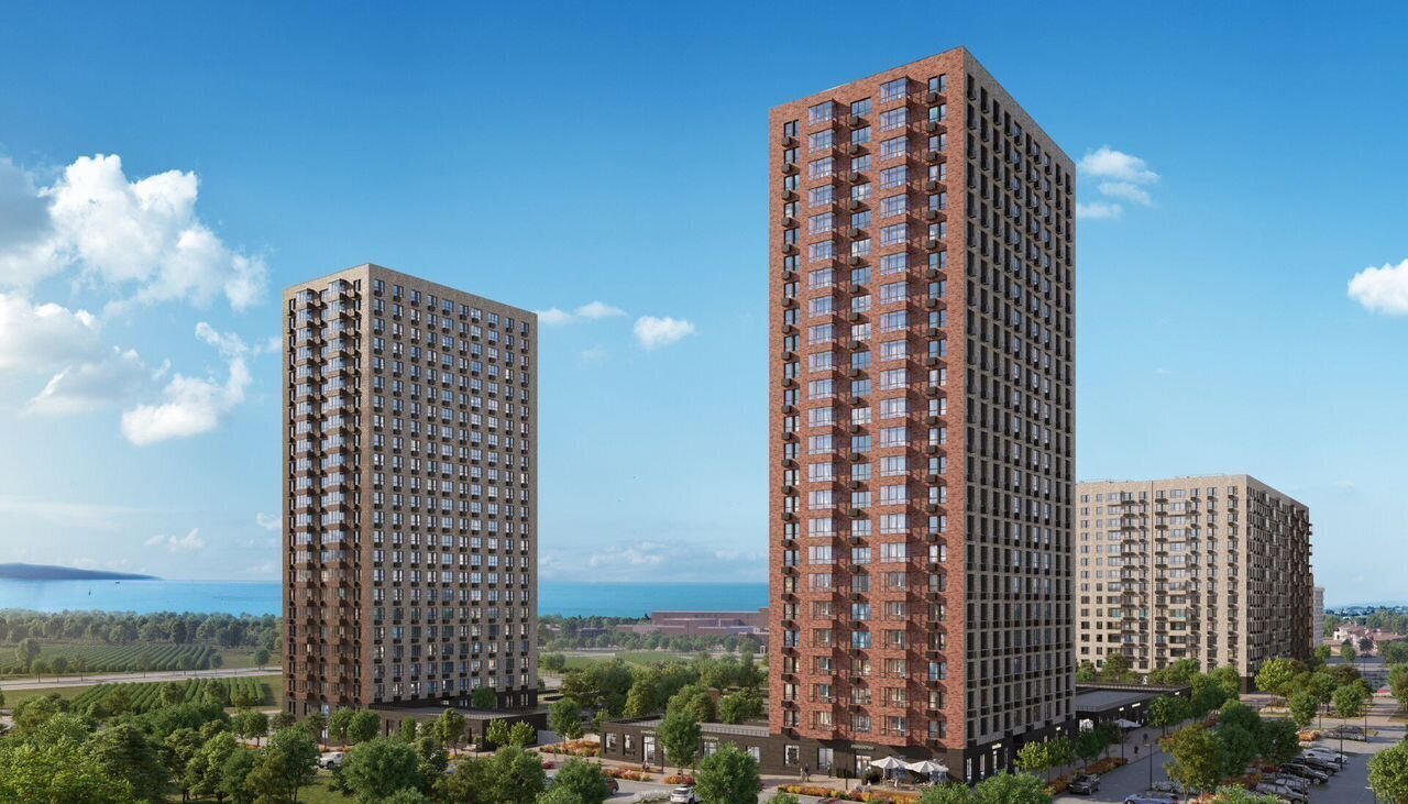 квартира г Новороссийск р-н Южный 17 мкр. ул. Мурата Ахеджака, стр. 1В фото 3