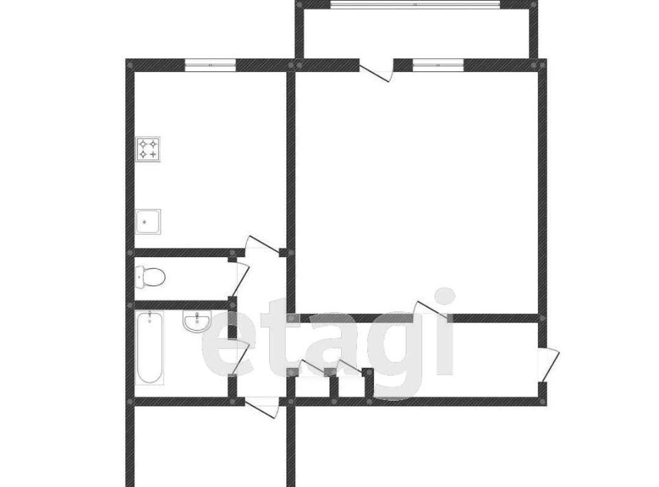 квартира г Нижний Тагил р-н Тагилстроевский ул Балакинская 43 фото 1