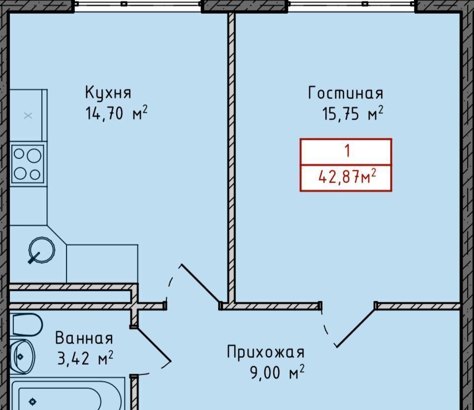 квартира г Махачкала р-н Кировский ул Даганова 139 Кировский внутригородской район фото 16