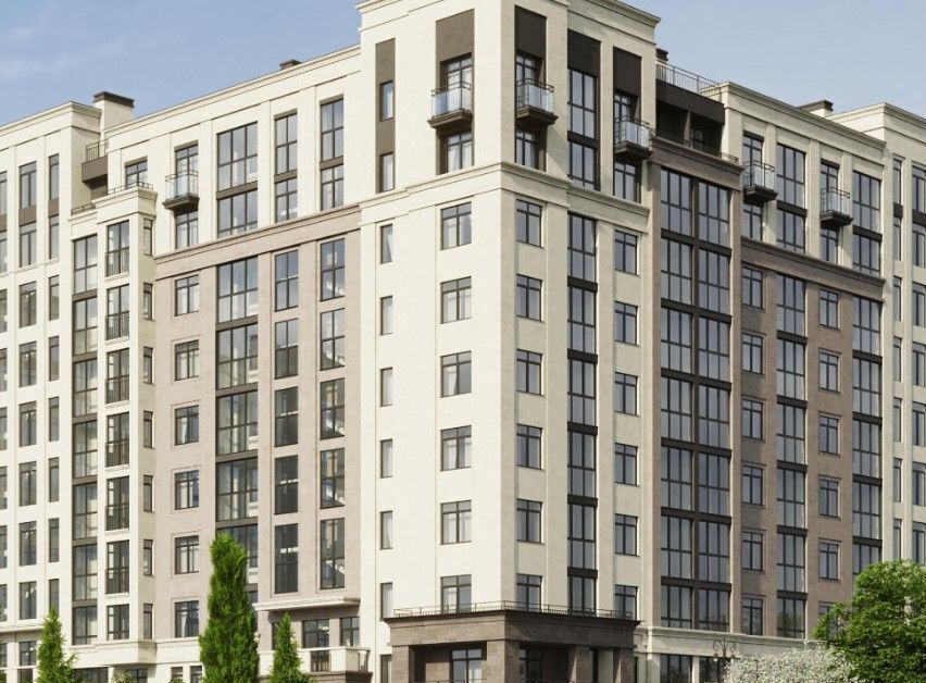 квартира г Калининград р-н Ленинградский ул Пригородная ЖК «Легенды Девау» жилой дом фото 13