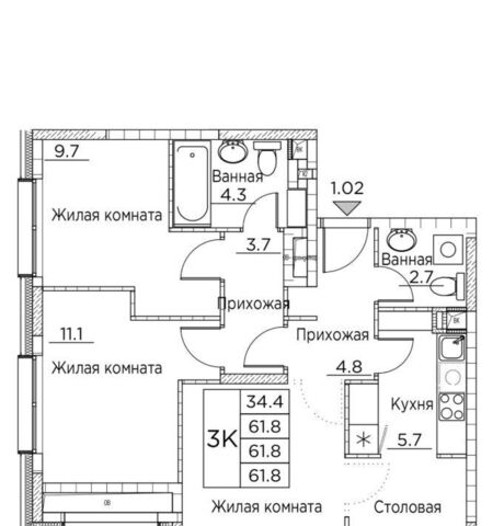 р-н Ленинский ул Расула Гамзатова 7к/3 фото