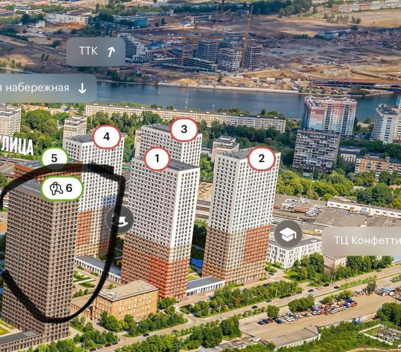 квартира г Москва метро Коломенская Второй Нагатинский к 6 фото 2