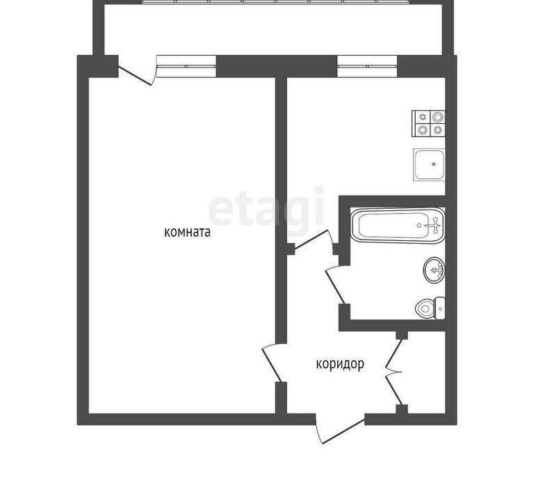 квартира г Челябинск р-н Ленинский ул Дзержинского 8 фото 1