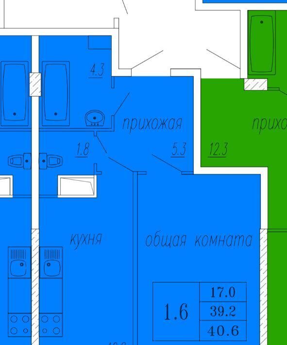 квартира г Чебоксары р-н Ленинский ул Богдана Хмельницкого поз 3 фото 3