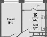 квартира г Краснодар ул Береговая 2/8 ЖК «ПРИМА» аул Новая Адыгея фото 2