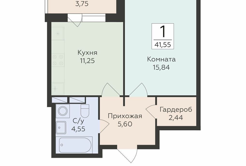 квартира г Воронеж ул Чапаева 68б фото 1