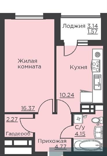 квартира г Воронеж р-н Центральный ул Ломоносова ЖК «‎Городские сады» з/у 116/25 фото 1
