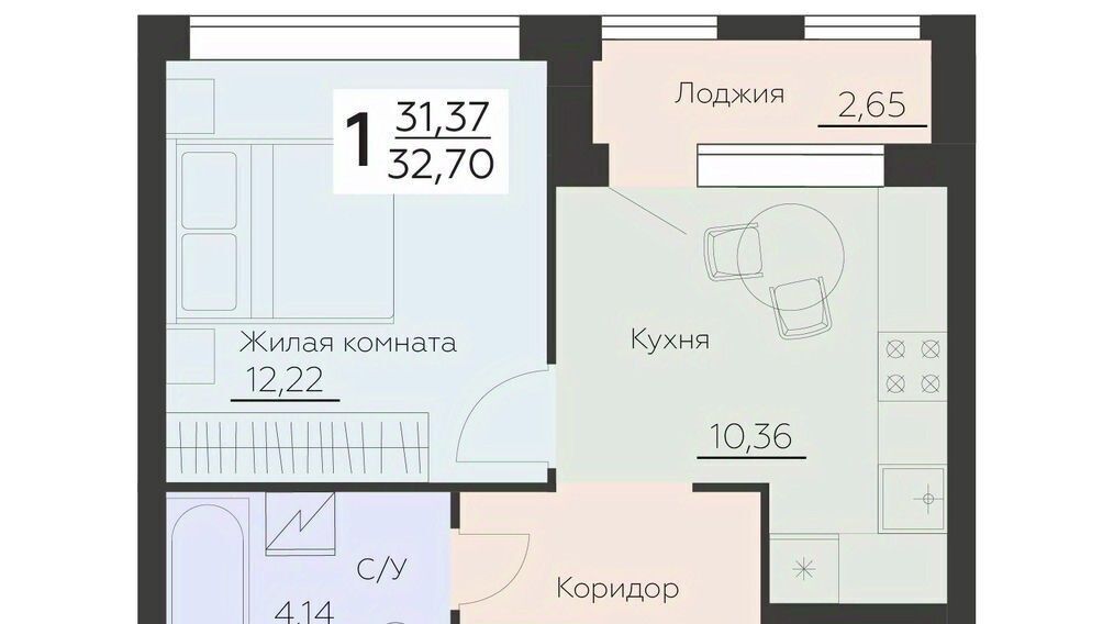 квартира г Воронеж р-н Левобережный ул Ленинградская 29б фото 1
