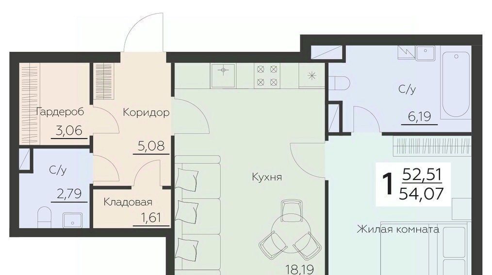 квартира г Воронеж р-н Левобережный ул Ленинградская 29б фото 1