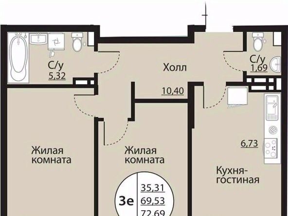 квартира г Воронеж р-н Центральный пр-кт Московский 138 фото 1
