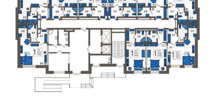 квартира г Сочи ул Искры 88к/3 фото 2