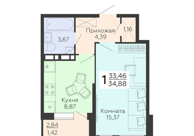 квартира р-н Коминтерновский ул 45 стрелковой дивизии 113 фото