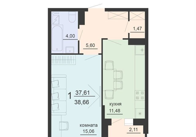 квартира р-н Железнодорожный дом 45а фото