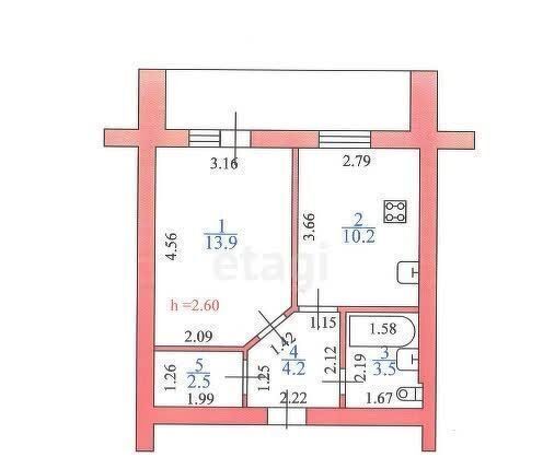 квартира г Шадринск ул Автомобилистов 42с/3 фото 5