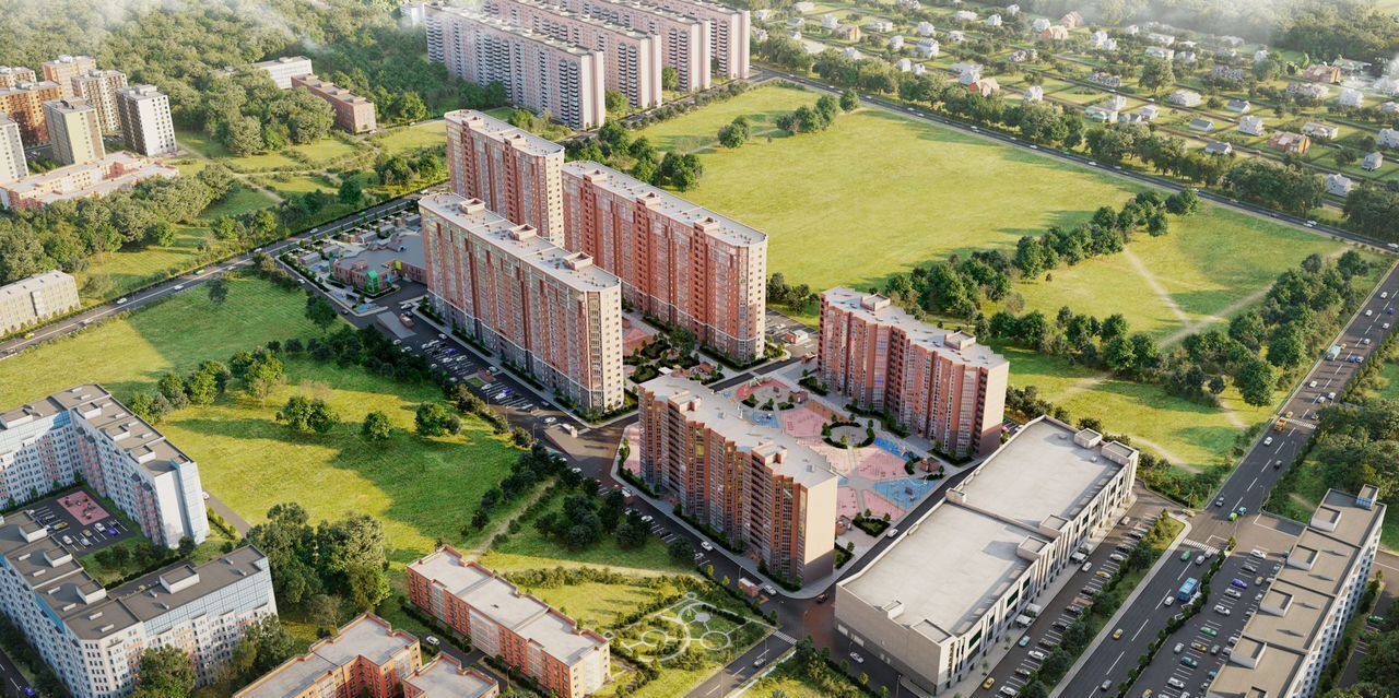 квартира г Краснодар р-н Прикубанский ул Ветеранов 85 ЖК «Сегодня» корп. 4 фото 1