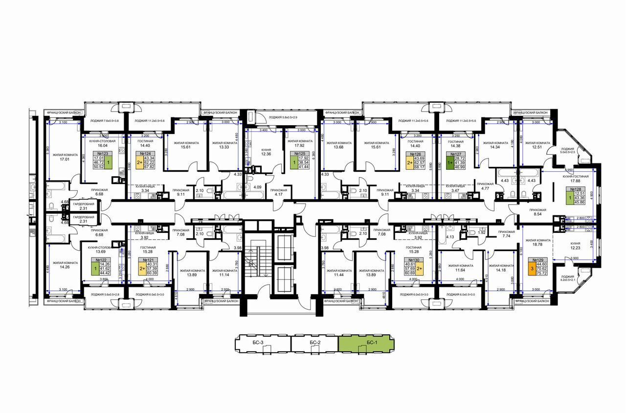 квартира г Краснодар р-н Прикубанский ул Ветеранов 85 ЖК «Сегодня» корп. 4 фото 8