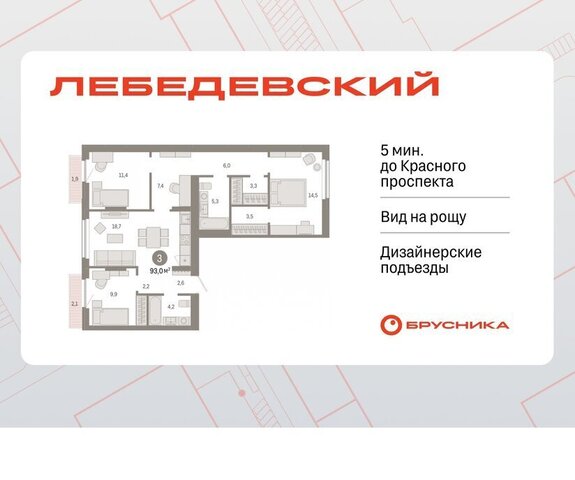 р-н Заельцовский ЖК «Лебедевский» фото