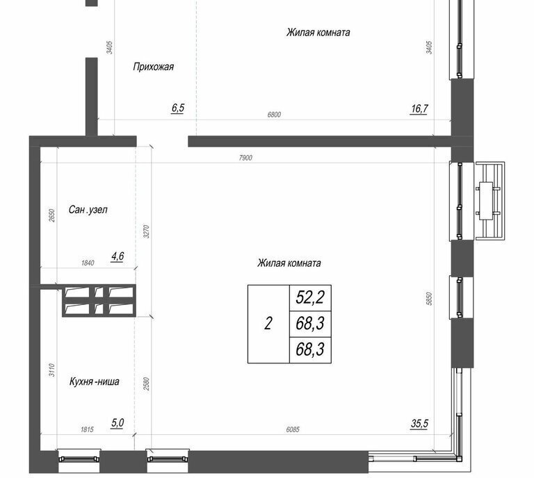 квартира г Владивосток ул Невельского 4с/2 фото 3