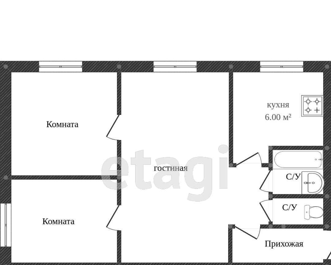 квартира г Миасс Машгородок ул Менделеева 10 фото 10