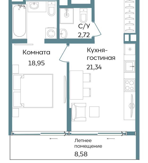 квартира г Саки курортный кластер Темпо фото 1