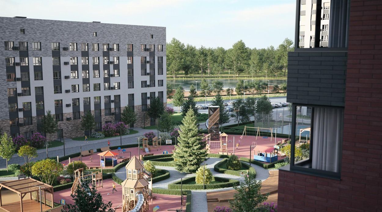 квартира г Курган п Заозерный ЖК «Районы-Кварталы» жилрайон фото 7