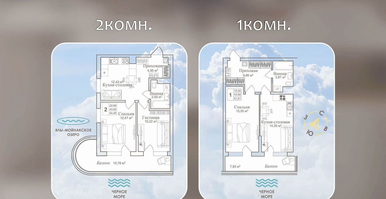 квартира г Евпатория ул. Аллея Дружбы, д. 20 фото 2