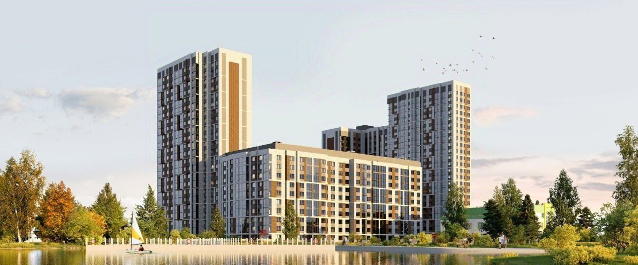 квартира г Екатеринбург Ботаническая ЖК «СКМ Ривер» фото 3
