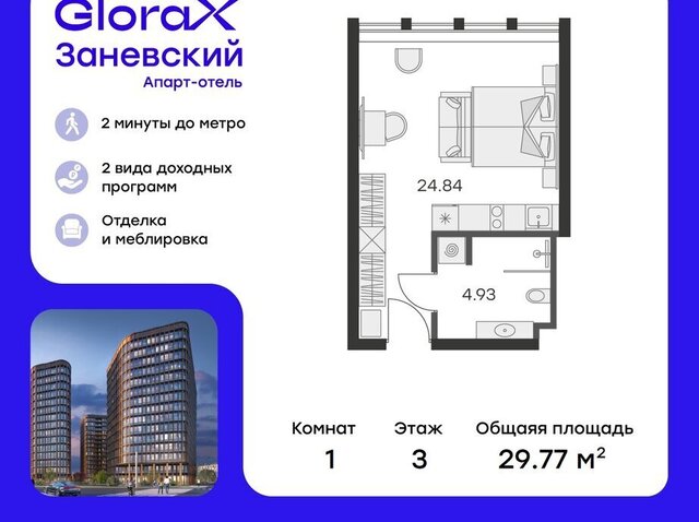 метро Ладожская ЖК GloraX City Заневский фото