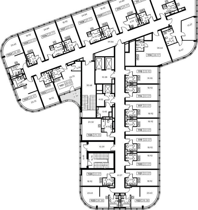квартира г Санкт-Петербург метро Ладожская ЖК GloraX City Заневский фото 2