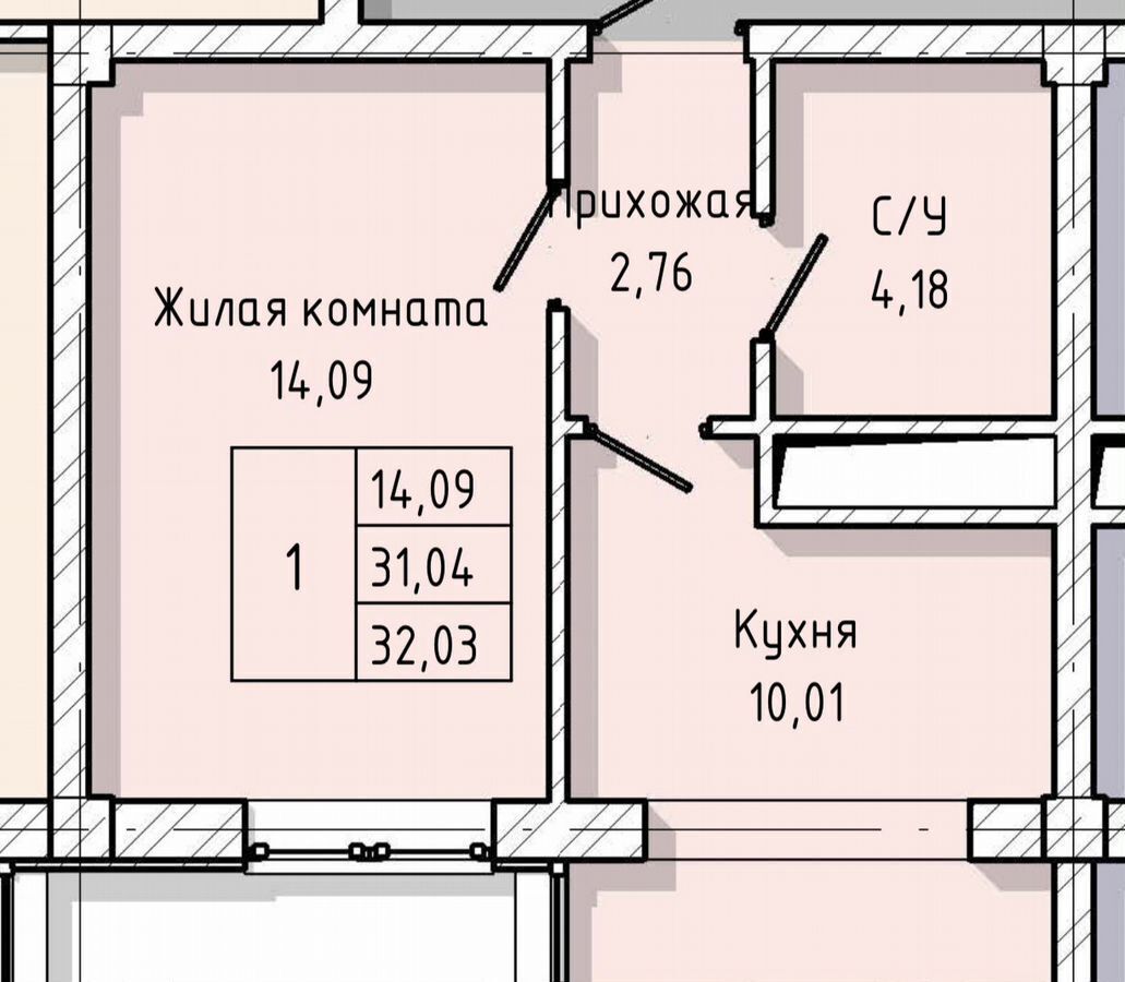 квартира г Нальчик ул Тарчокова 127б фото 2