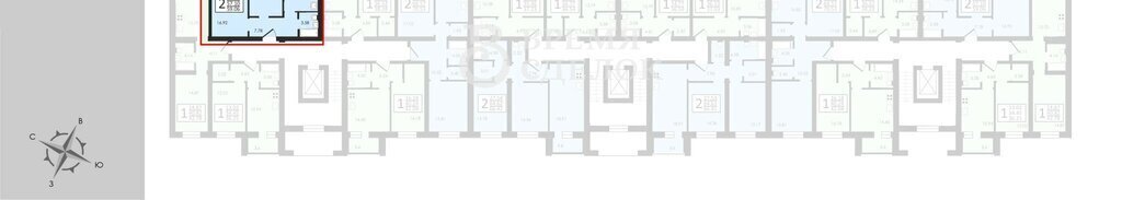 квартира г Владимир п Заклязьменский ул Фоминская 12 фото 18