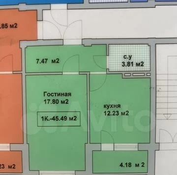 квартира г Каспийск ул Магомедали Магомеджанова 13 фото 2