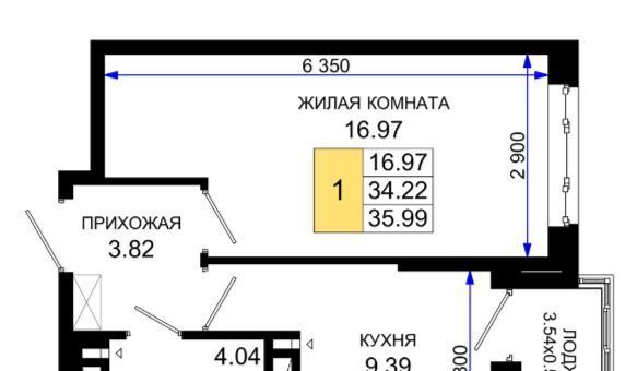 квартира г Ростов-на-Дону р-н Октябрьский пер Элеваторный 6/2с фото 1