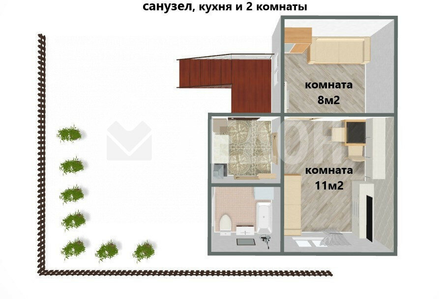 дом г Омск квартал Городок Водников фото 7