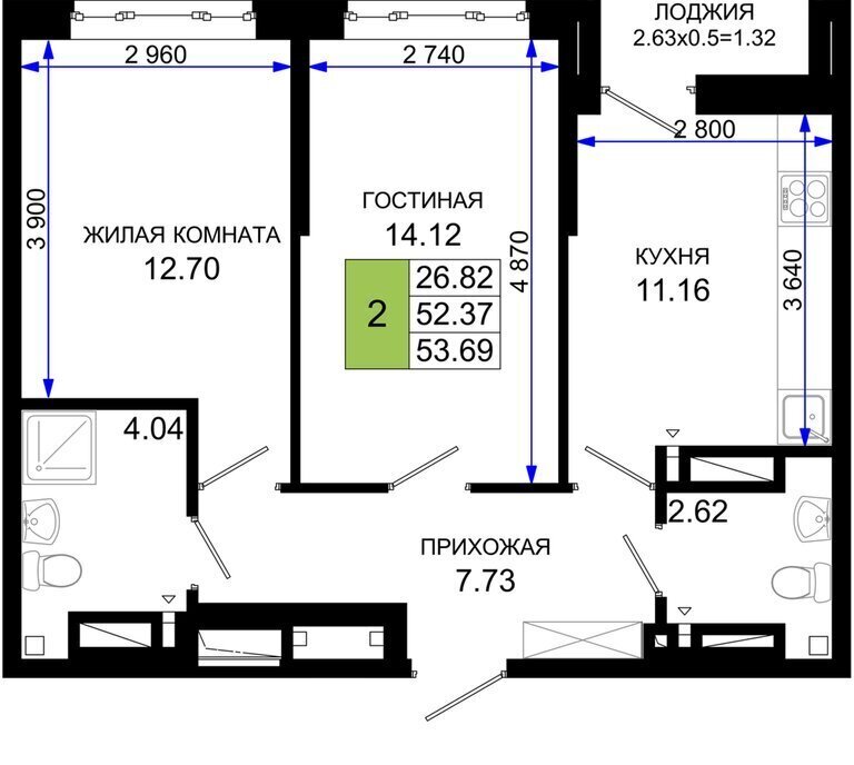 квартира г Ростов-на-Дону Нефтекачка 61 квартал фото 1