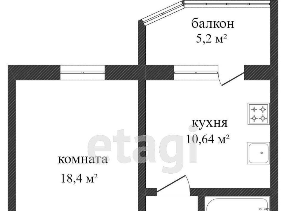 квартира г Сургут ул Иосифа Каролинского 9 32-й фото 2