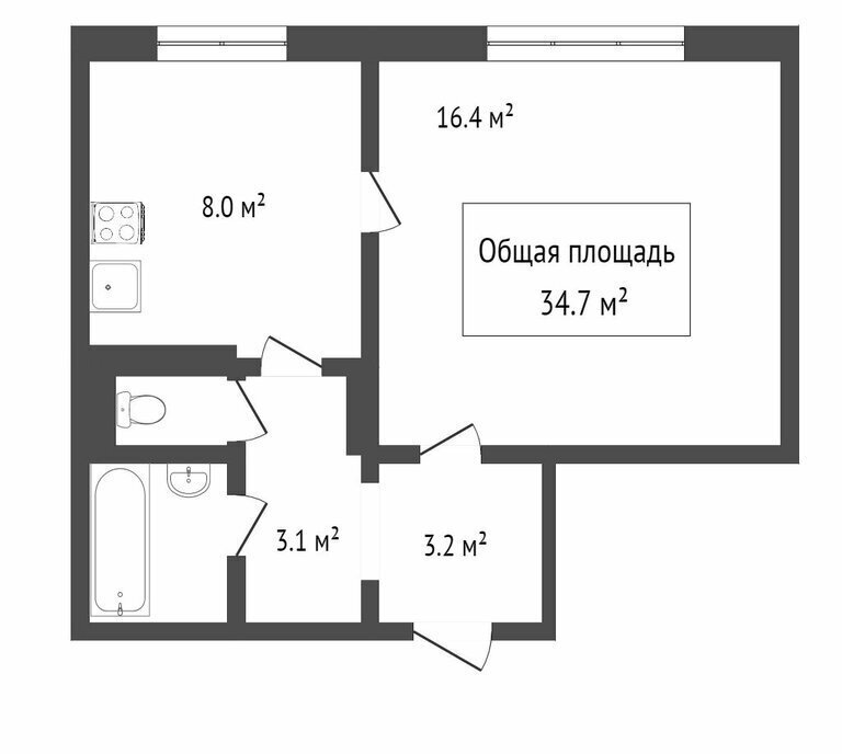 квартира г Новокузнецк Новобайдаевский ул Братьев Сизых 14б фото 1